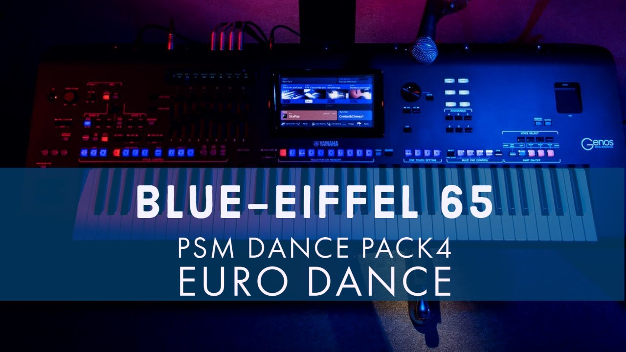 Blue ( Da Ba Dee) - Eiffel 65 | Keyboard Cover on Yamaha Genos