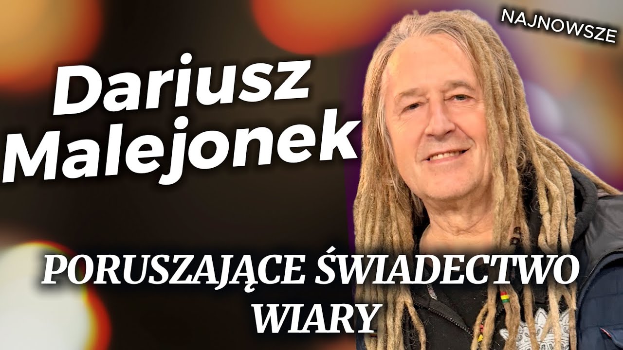 DARIUSZ MALEJONEK- poruszające świadectwo wiary&hearts;️ #świadectwo #wiarawboga #malejonek #reggae #muzyka