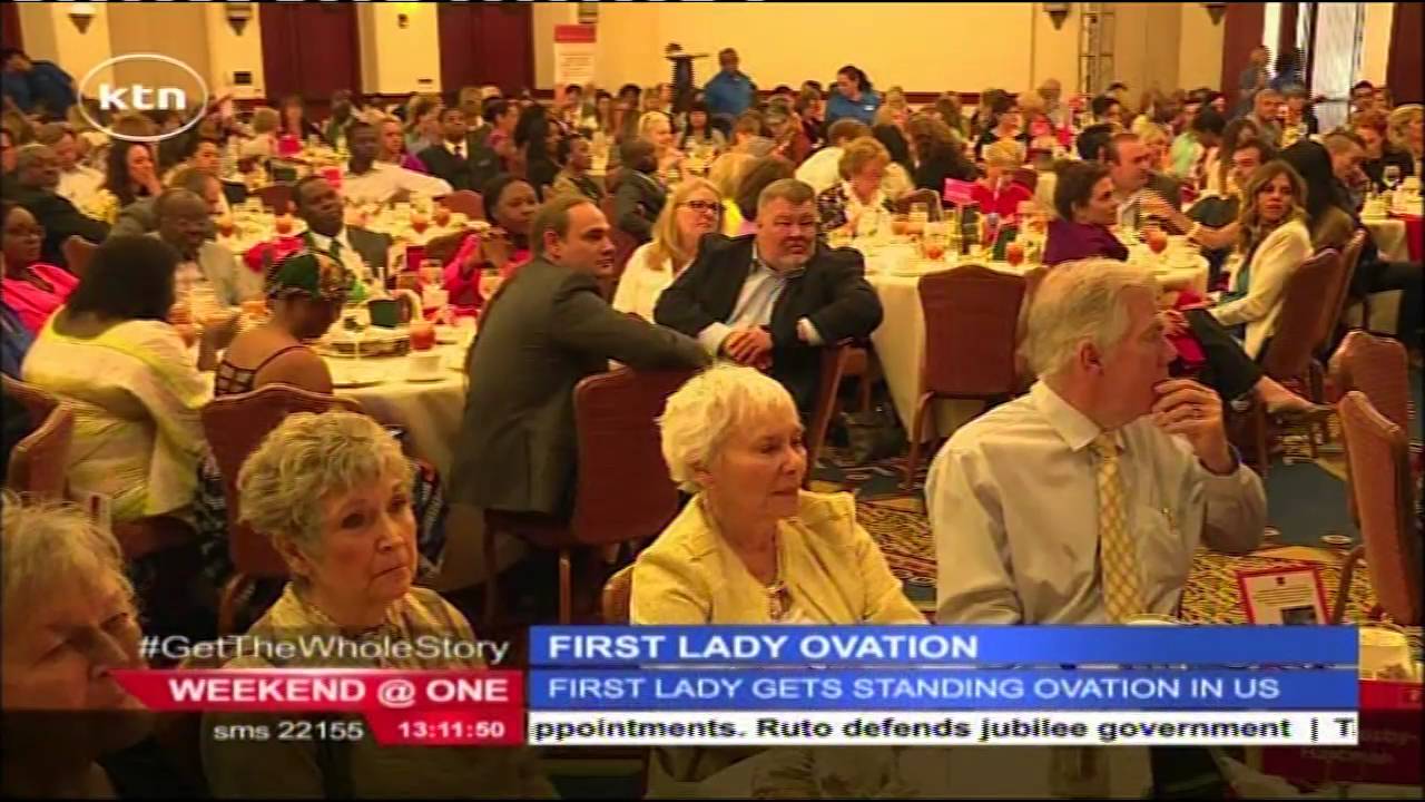 First Lady Margaret Kenyatta receives standing ovation in US for running Beyond Zero Campaign