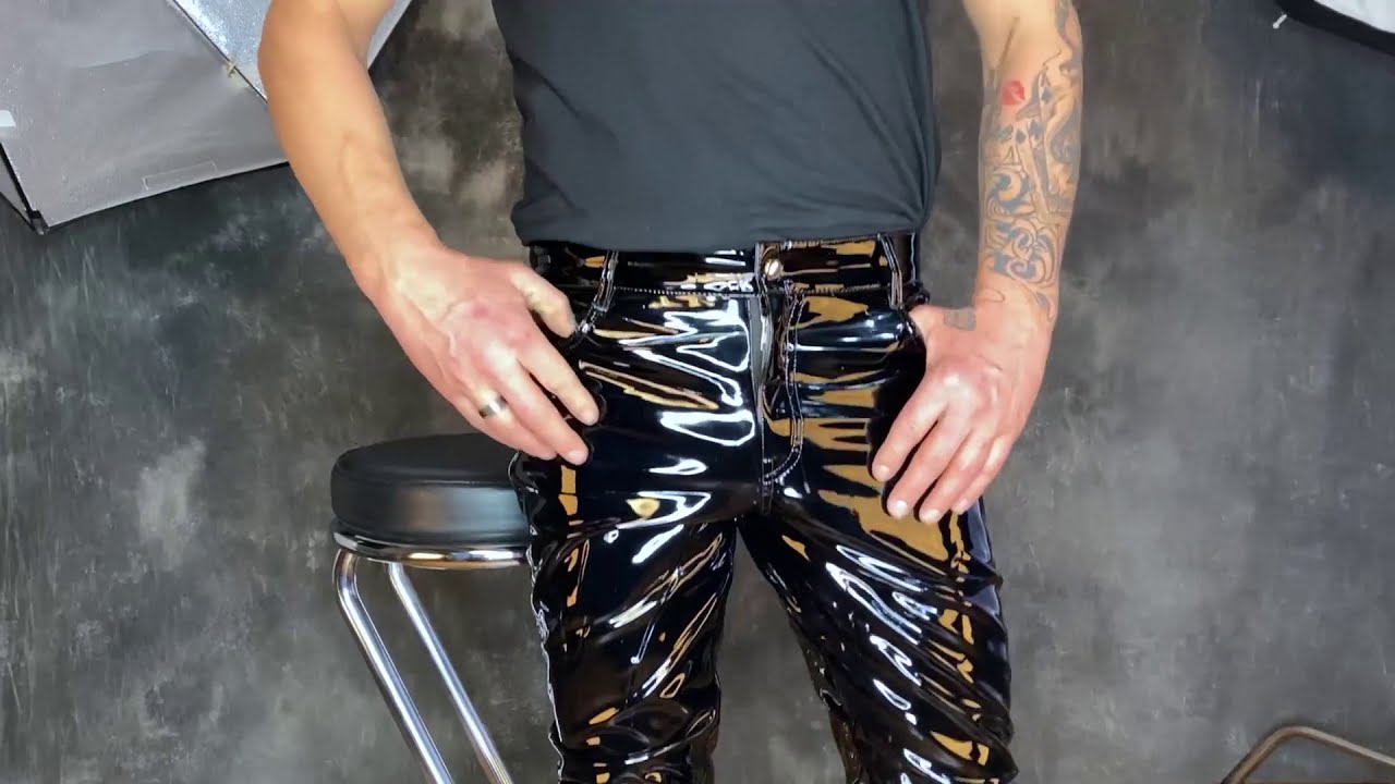 Ladesnaken Lack PVC Vinyl Pants.