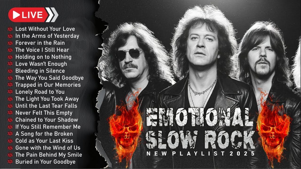 BEST RELAXING Slow Rock Music 2025 Playlist  🎧 Rock | Ballad | Sleep | Soft Rock | Enjoy