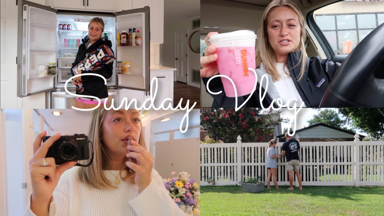 Sunday Day In the Life | home updates, groceries, date night, typical Sunday!!