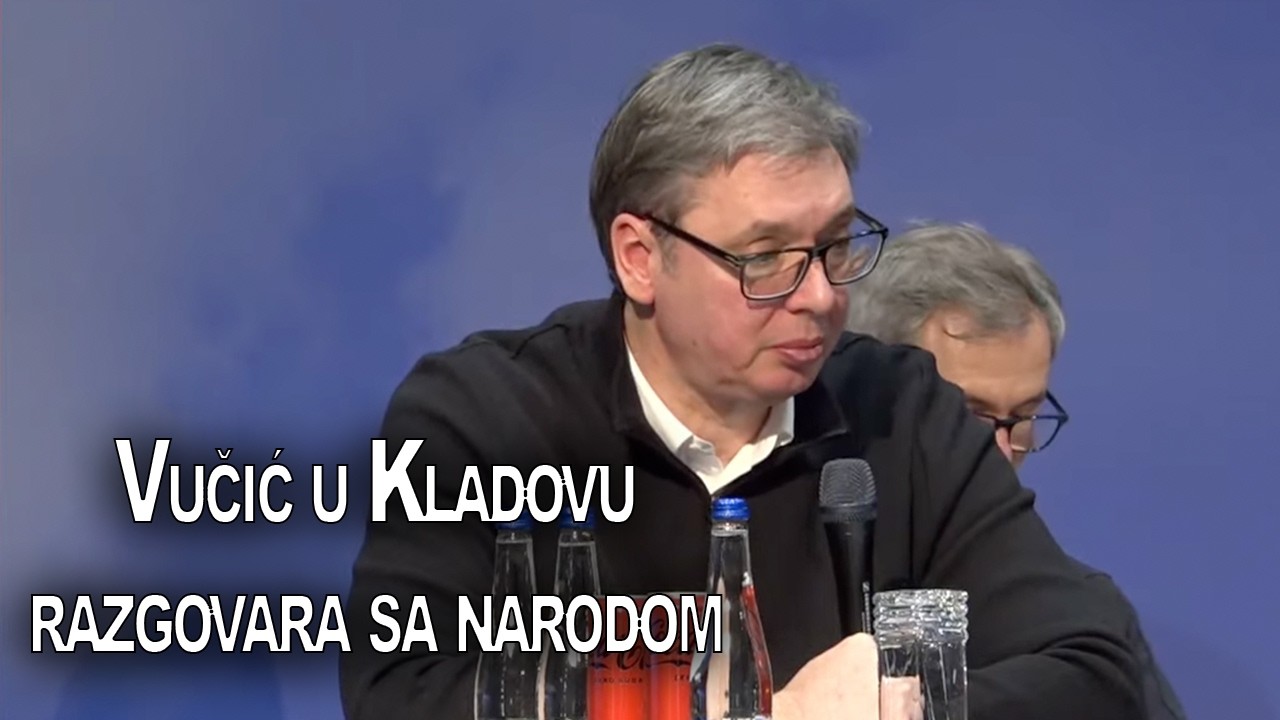 Vučić u Kladovu razgovara sa narodom