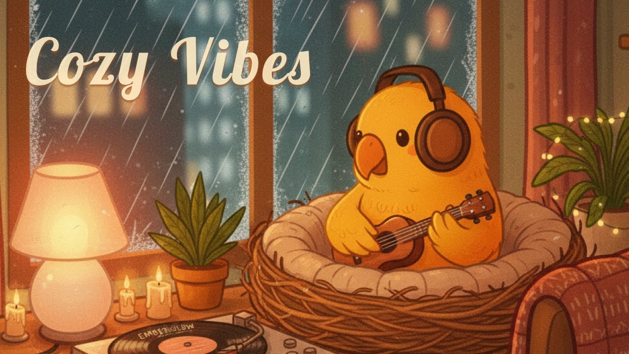 Cozy Lo-Fi Beats 🎧 Rainy Window Jam in the Nest