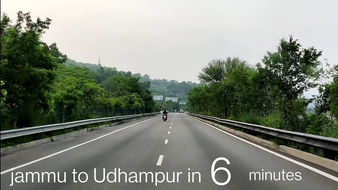 Jammu to Udhampur in 6 minutes 🔥 | One of the Most beautiful route in India | JammuTawi | Highway