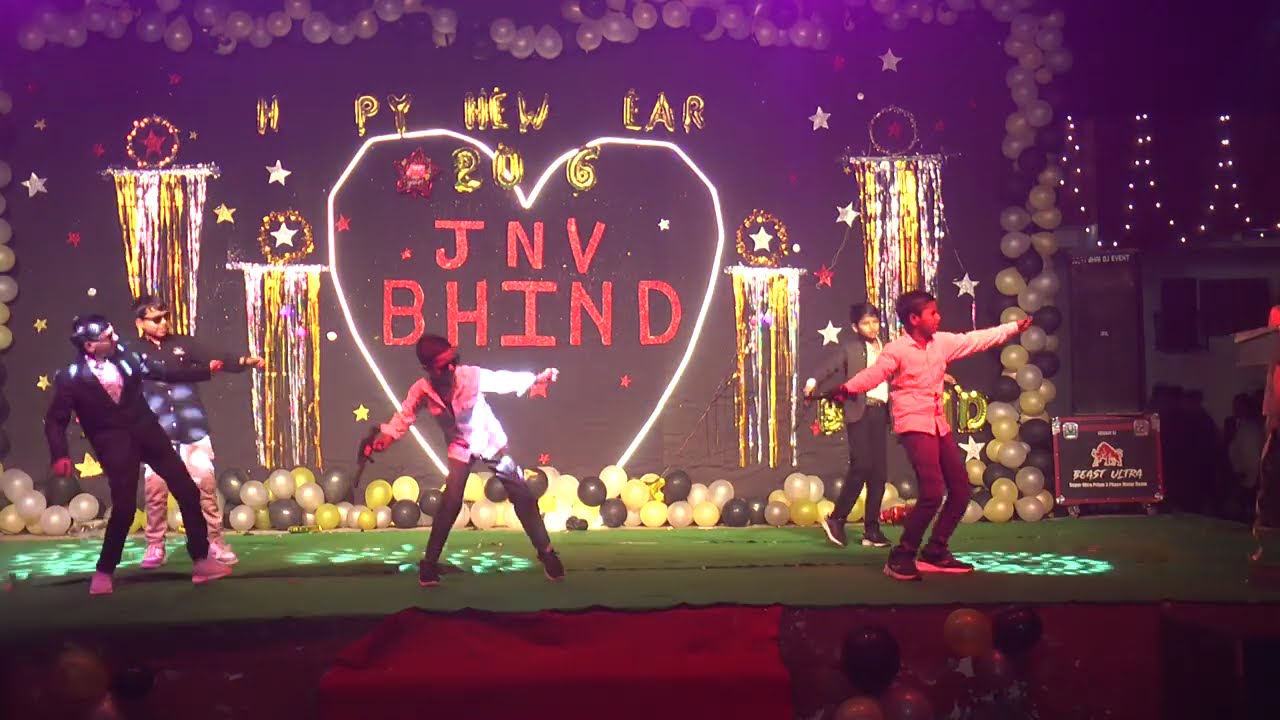 JNV BHIND New Year Celebration Dance by Class 7th Boys || Masti || Enjoy || Dance 💤🎊