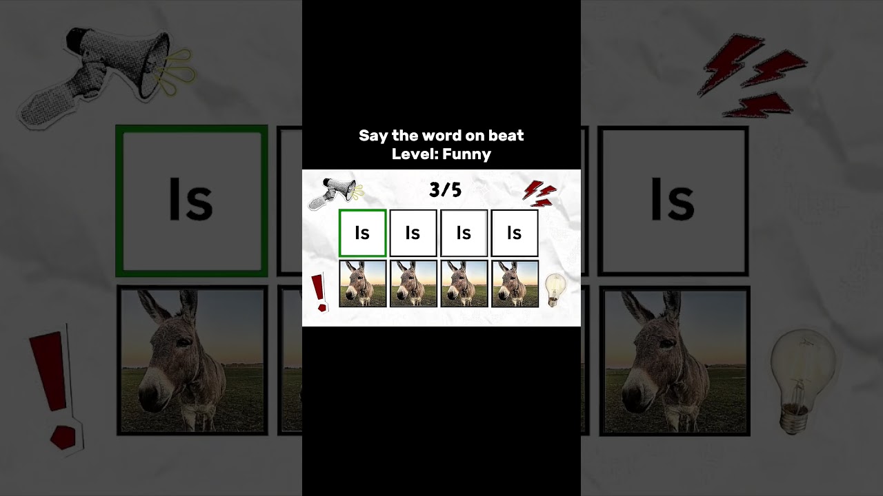 Say the word on beat | Timing & voice challenge #saythewordonbeat