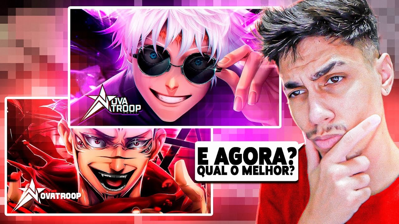GOJO OU SUKUNA !? React RAP do GOJO e SUKUNA | Novatroop    ‹ Ine Games ›