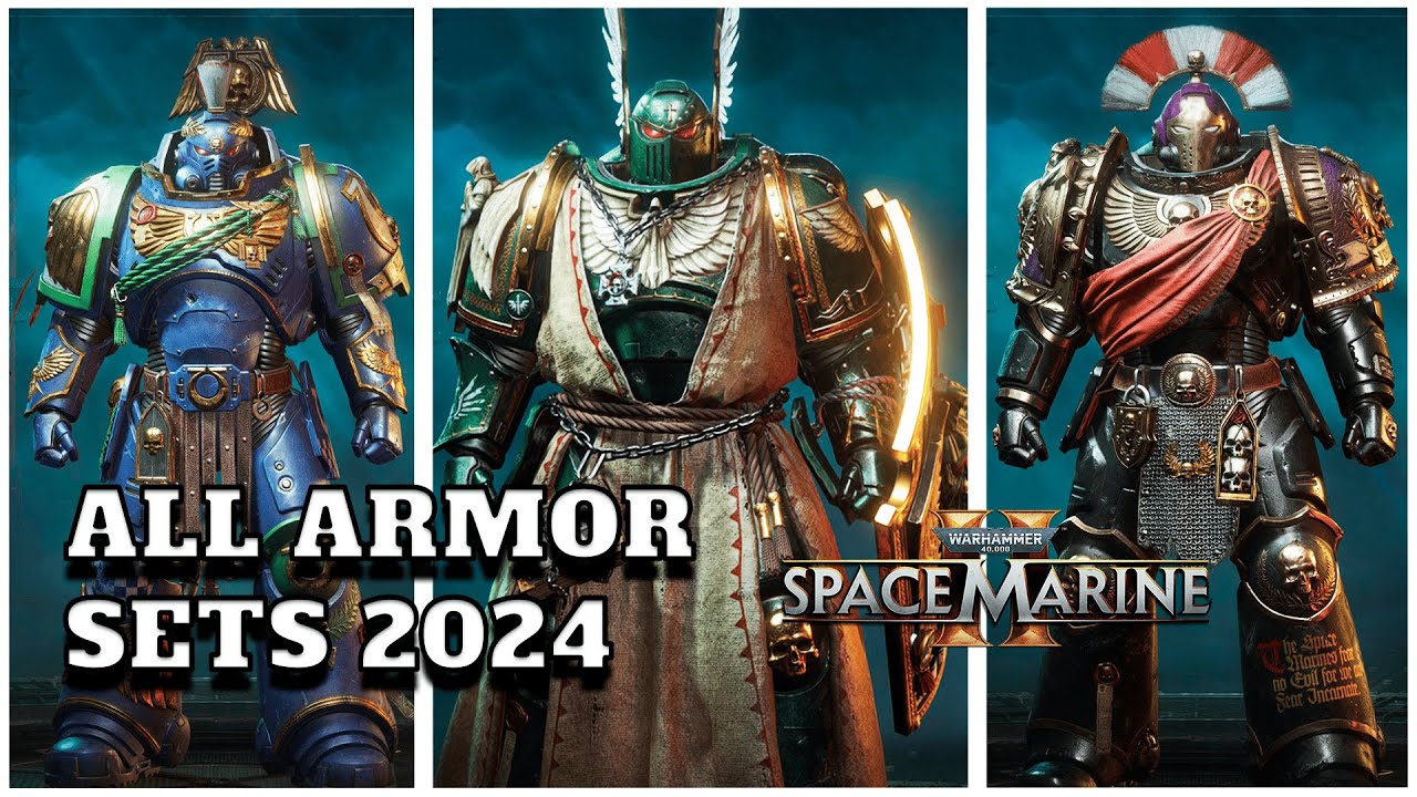 Warhammer 40K Space Marine 2 - All Armor Sets & Customization Showcase 2024