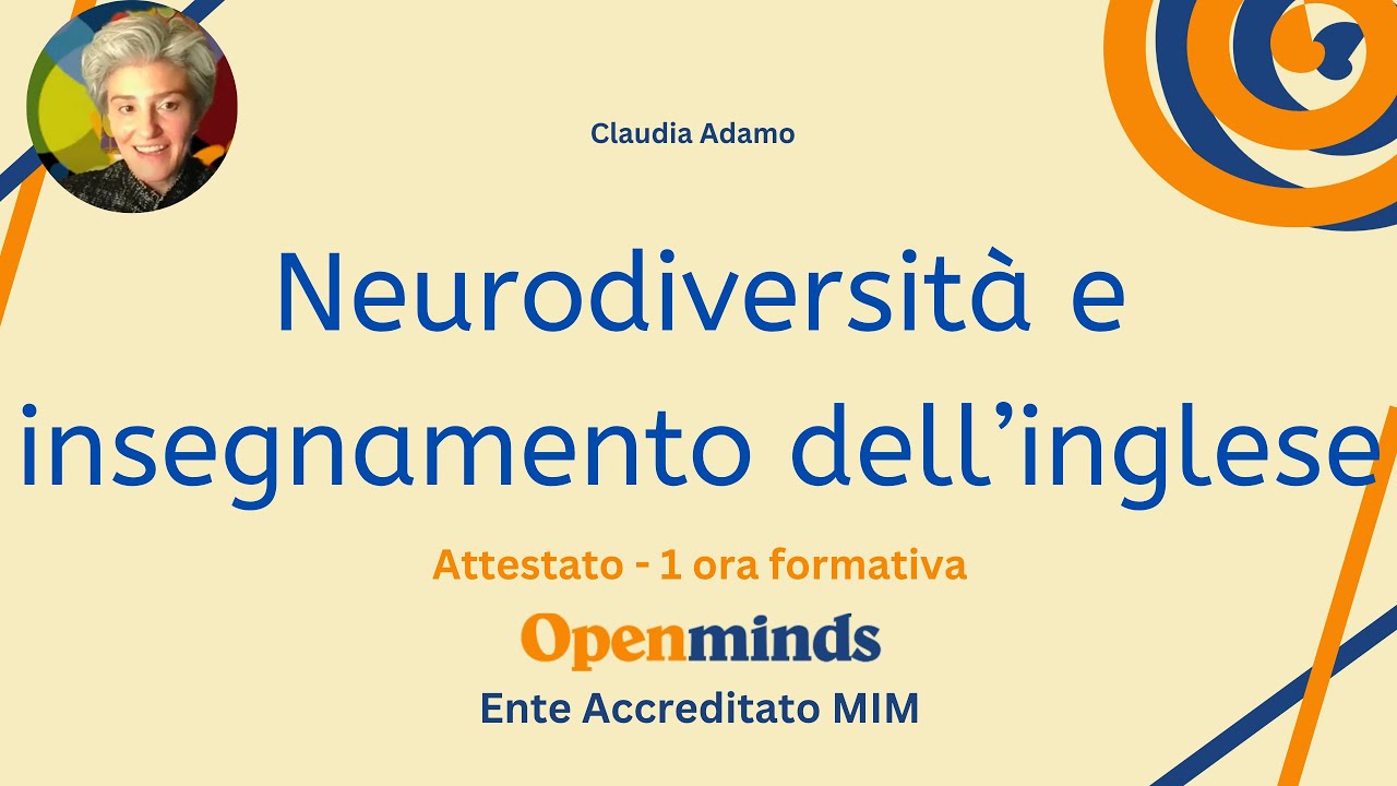 La Neurodiversit&agrave; e l'insegnamento dell'inglese