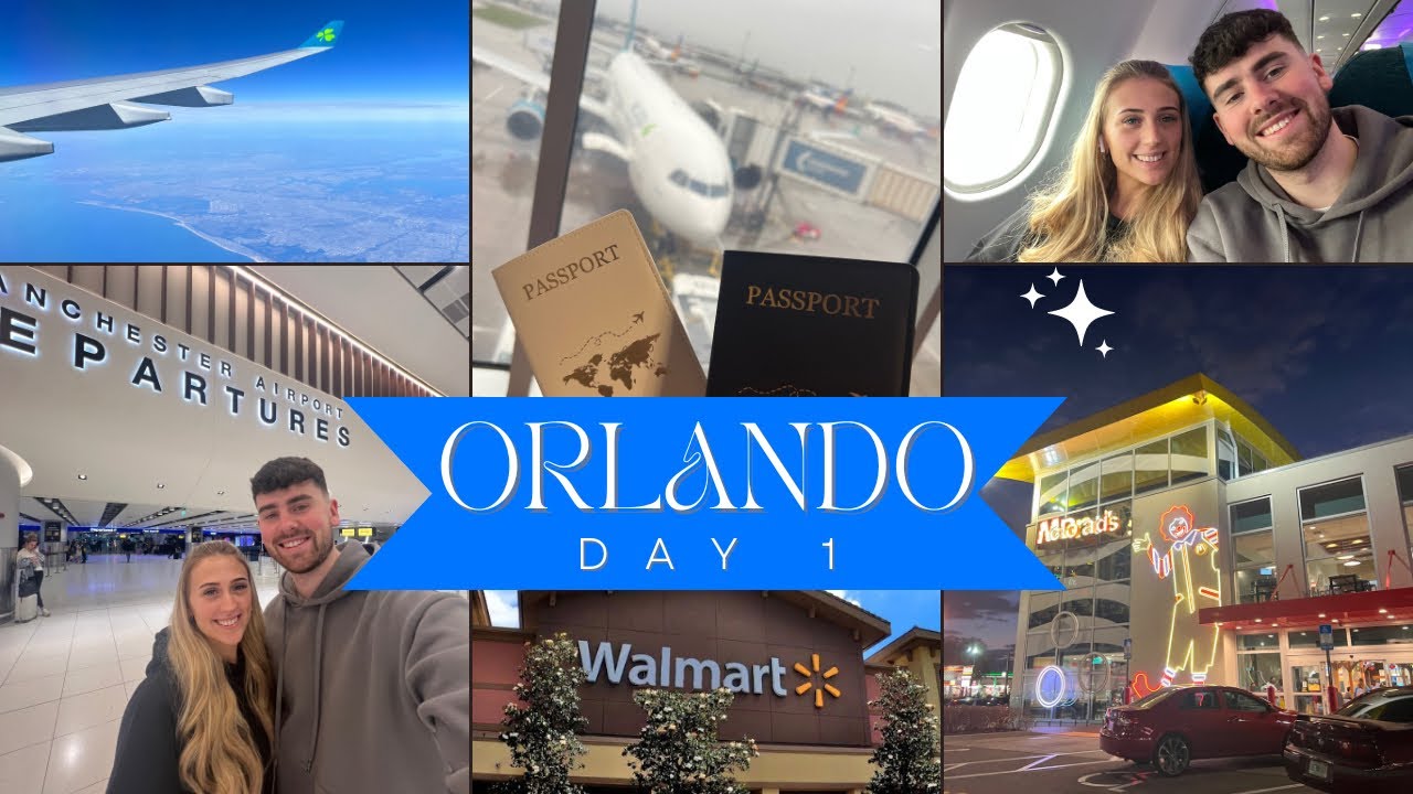 ORLANDO FLORIDA TRAVEL DAY | Walmart | World’s biggest McDonald’s | Aer Lingus