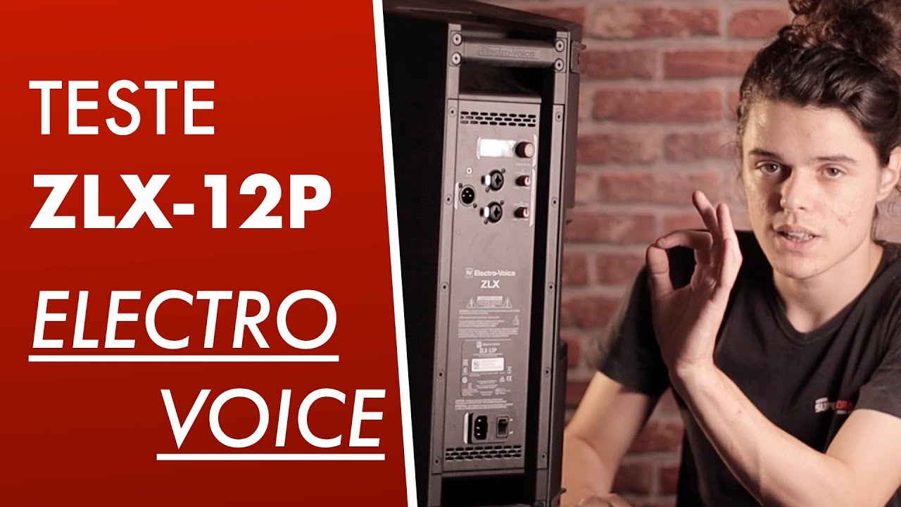 CAIXA DE SOM ELECTRO VOICE ZLX 12P TESTE DE SOM