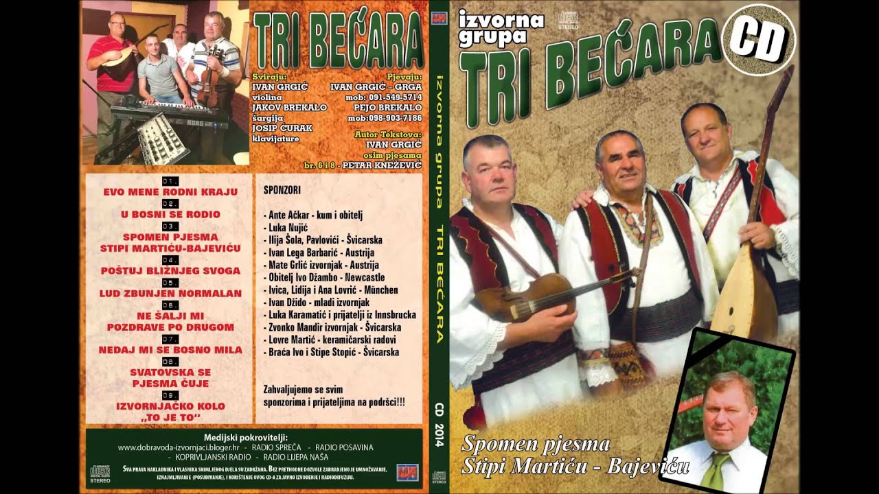 Izvorna grupa Tri Becara - U Bosni se rodio