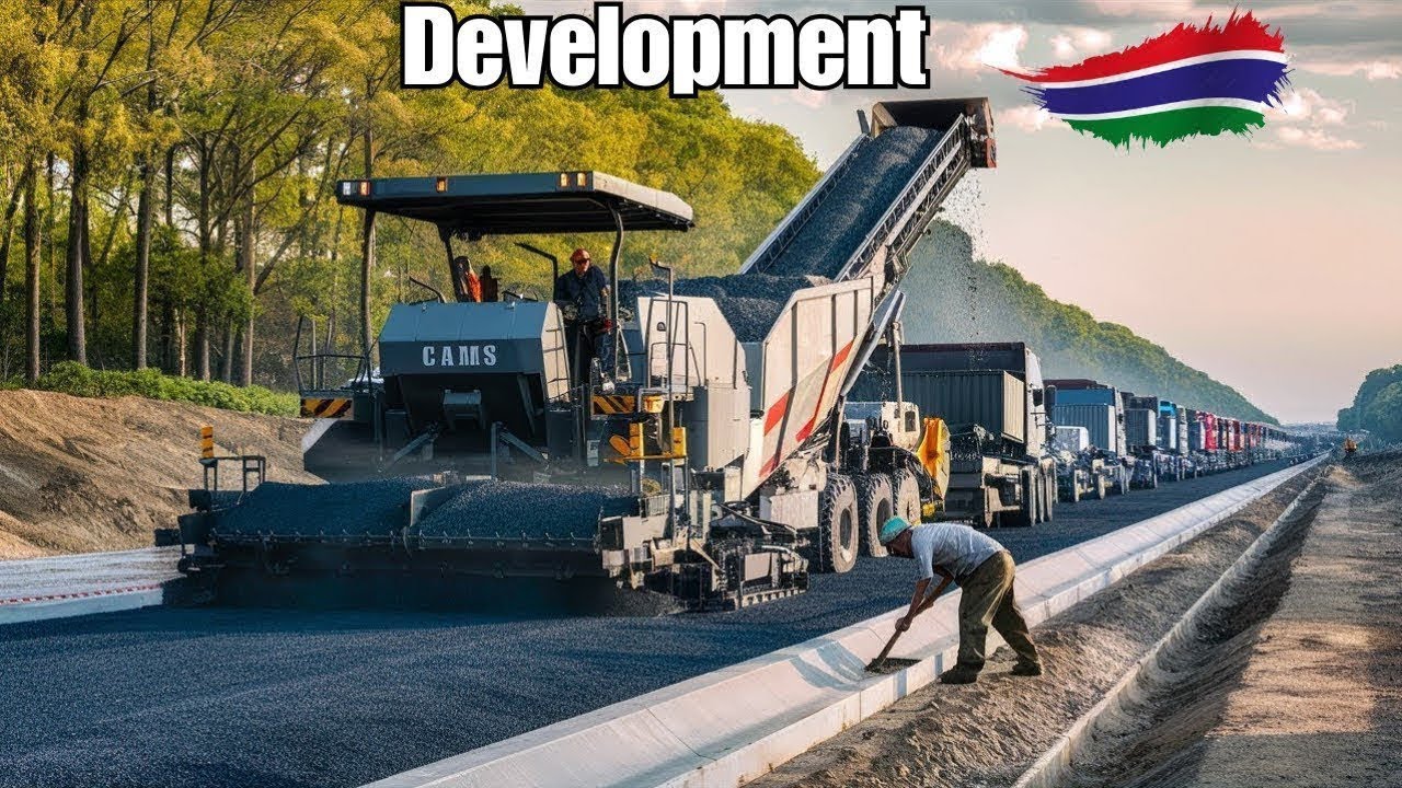 The Gambia is changing rapidly by constructing new roads 🇬🇲