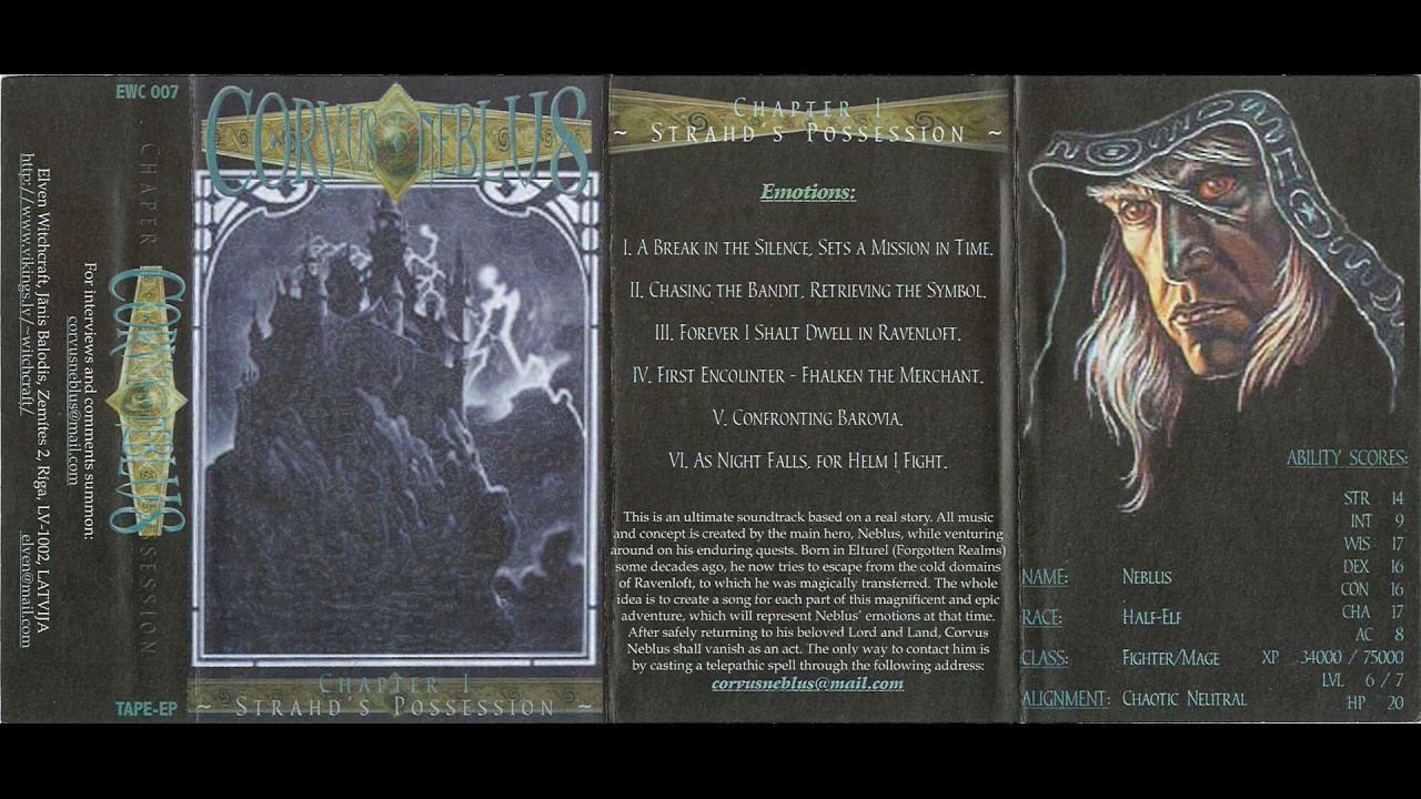 Corvus Neblus - Chapter I - Strahd's Possession (1999) (Old-School Dungeon Synth)