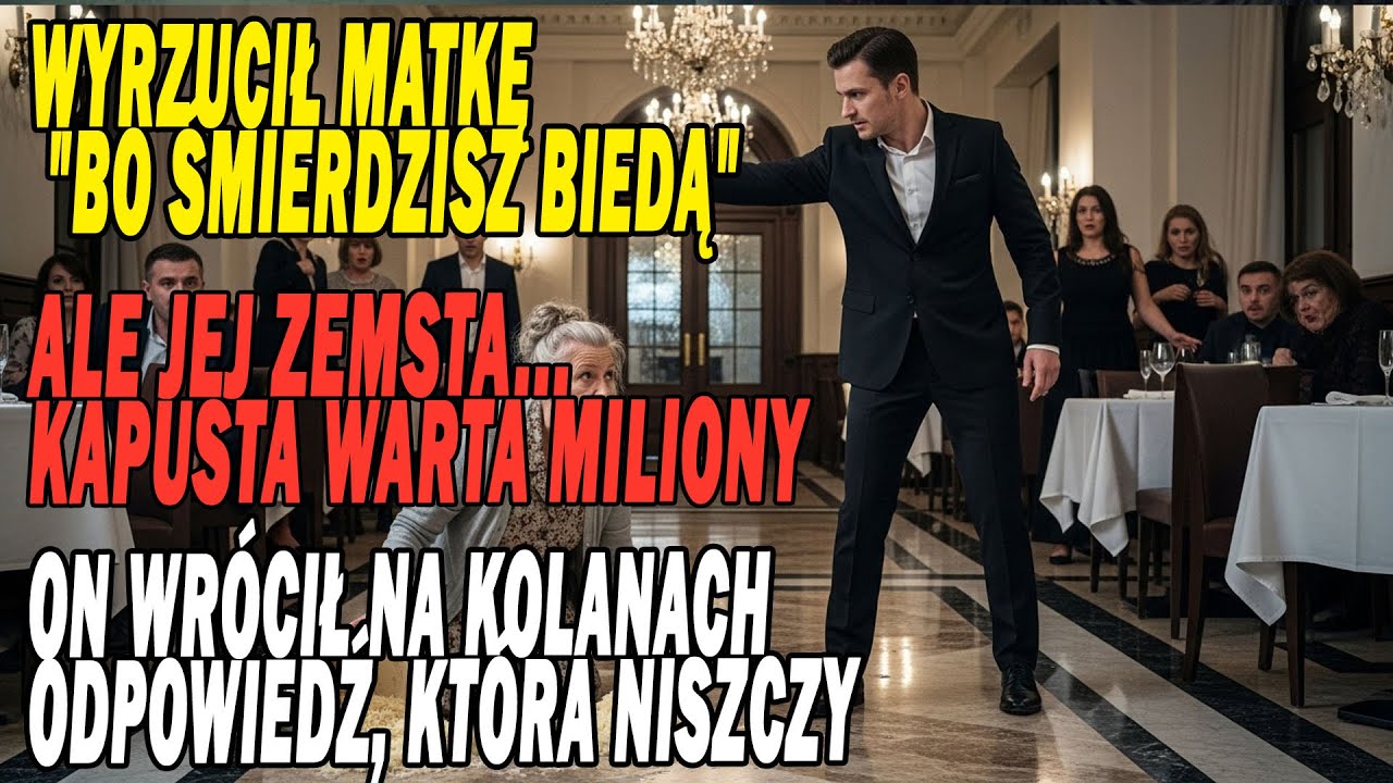 Syn wyrzekł się matki handlującej kapustą. Dziś błaga ją o litość.