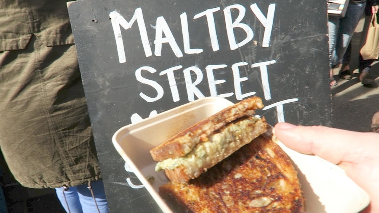 Maltby Street Market Street Food via Tower Bridge + Druid Street