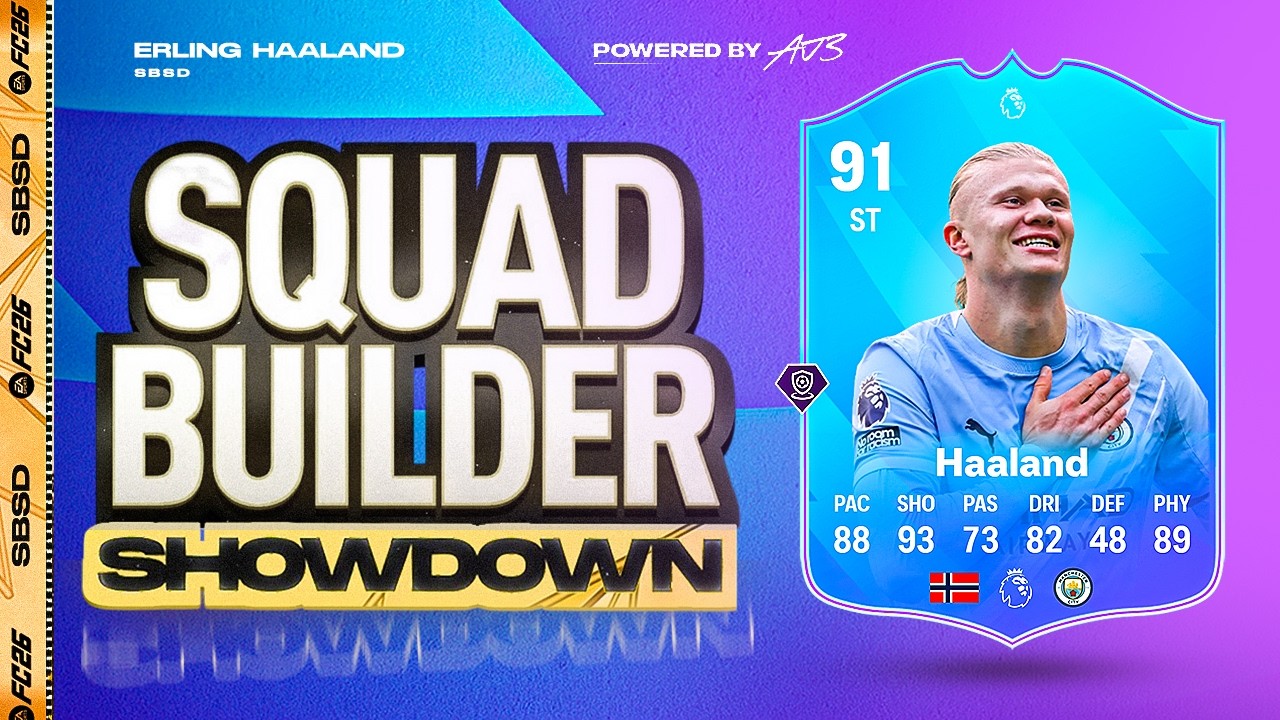 PLAYER OF THE MONTH HAALAND SQUAD BUILDER SHOWDOWN!!!