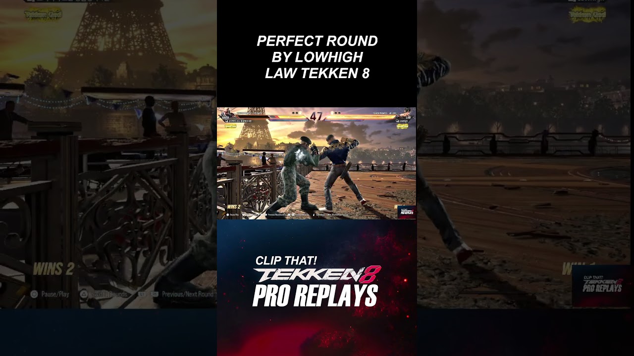 Perfect Round by Lowhigh Law Tekken 8 #tekken8  #tekken8combo  #tekken8match #tekkencommunity