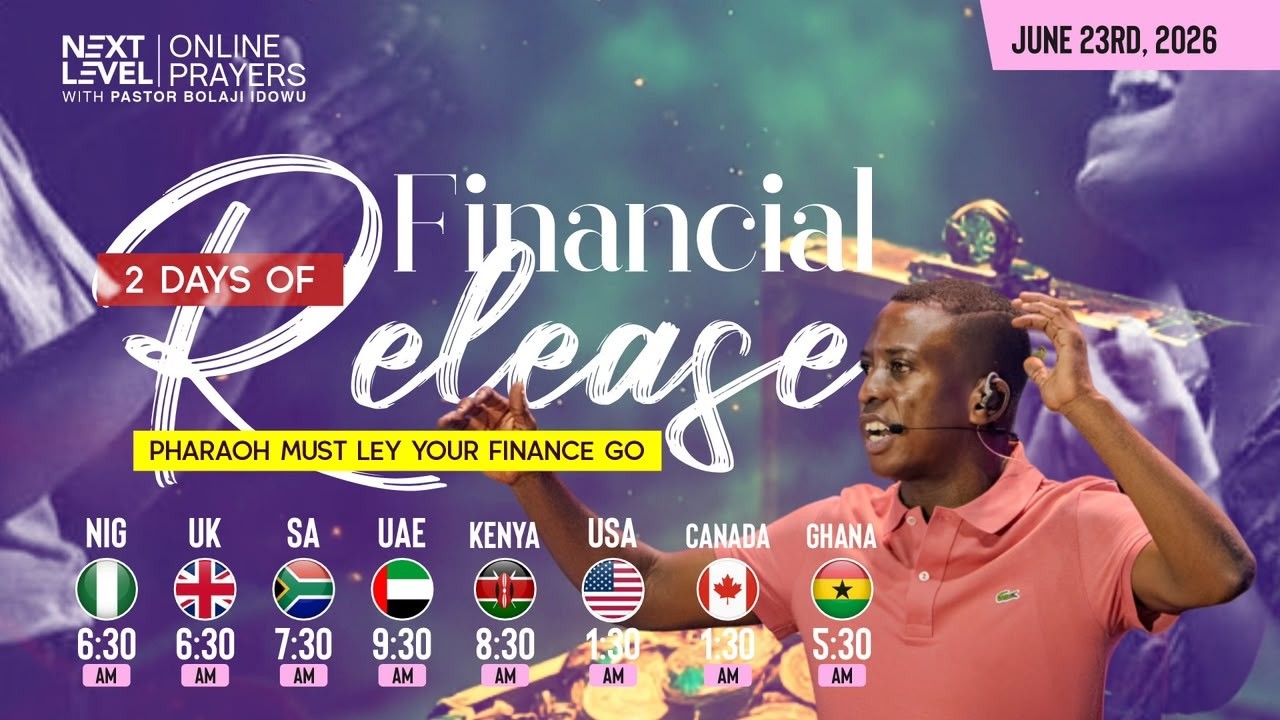Next Level Prayers || Morning Prayers for Financial Increase  || Pst Bolaji Idowu|| June 23rd 2026
