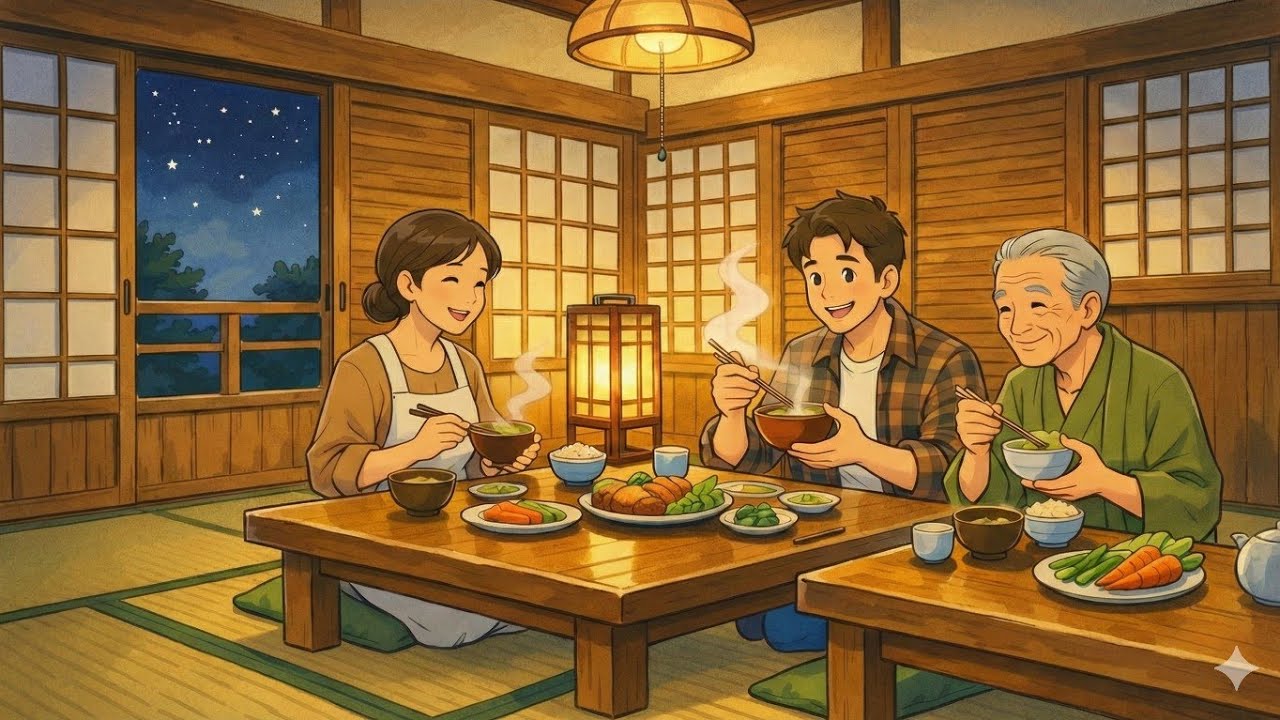 Living a Soft Life: From Sunrise to Starry Night | Ghibli-style video