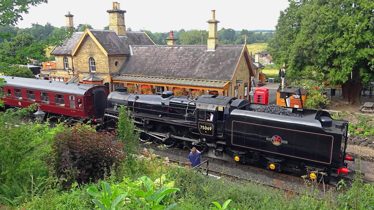 Severn Valley Railway - Passenger and Lineside Views - with BR Standard 4MT 4-6-0 No.75069