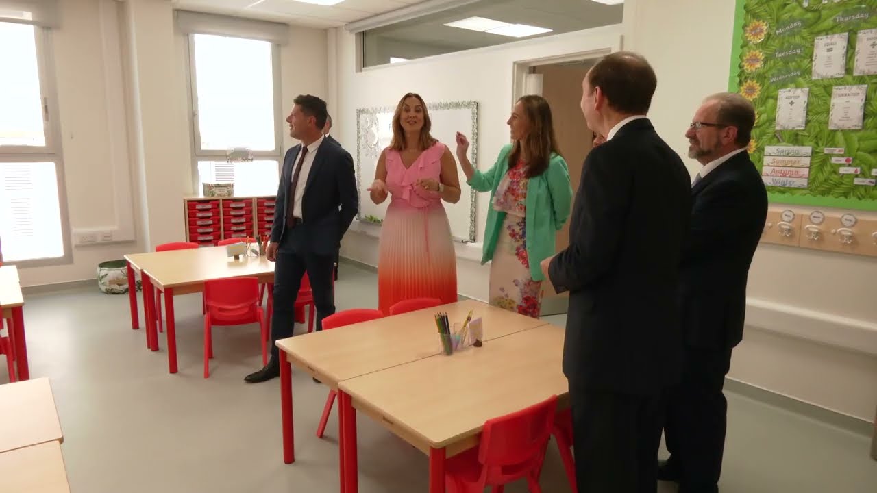 The new St. Mary's Lower Primary School opens its doors for start of term
