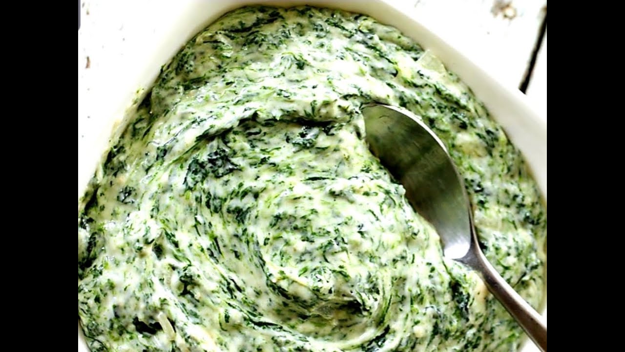 Easy Creamed Spinach Recipe