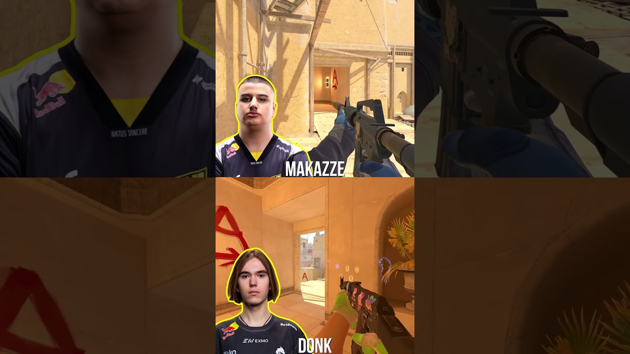 MAKAZZE VS DONK #csgo #counterstrike #donk #csgomoments #gaming #csgoclips #standoff2 #cs2