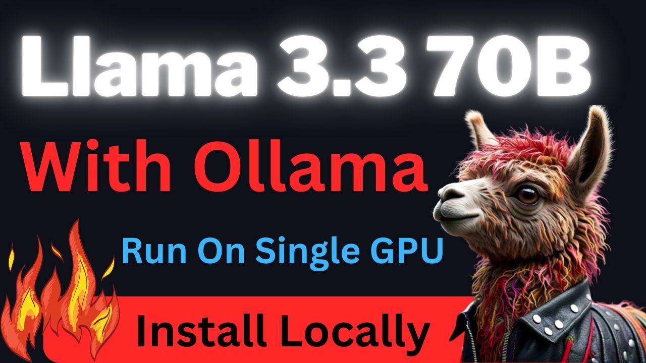 Llama3.3 с Ollama с локальным графическим интерфейсом &mdash; Llama 70B Instruct Testing