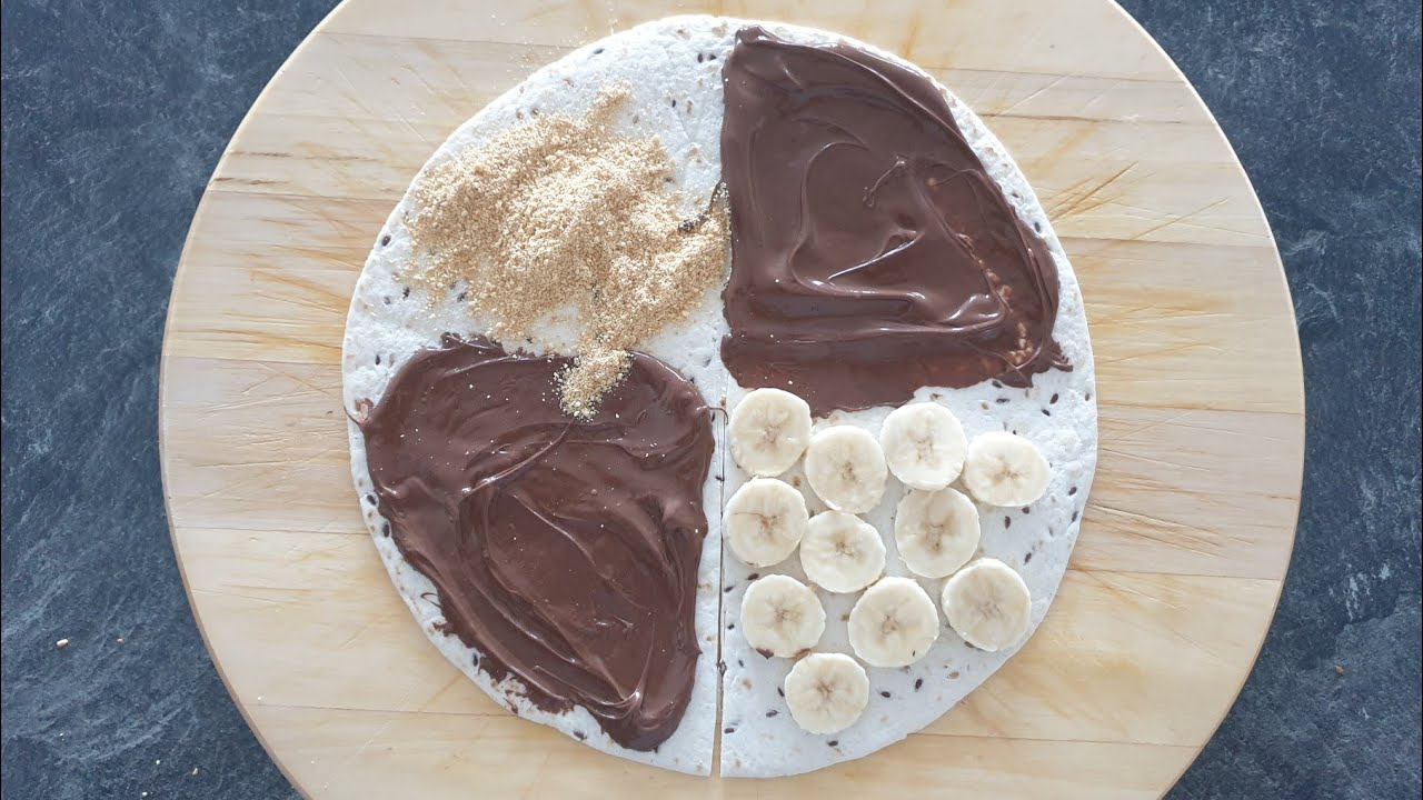 Dessert Wrap hack -TikTok Tortilla- Only 3 minutes/ Slatka Tortilja za 3 minuta