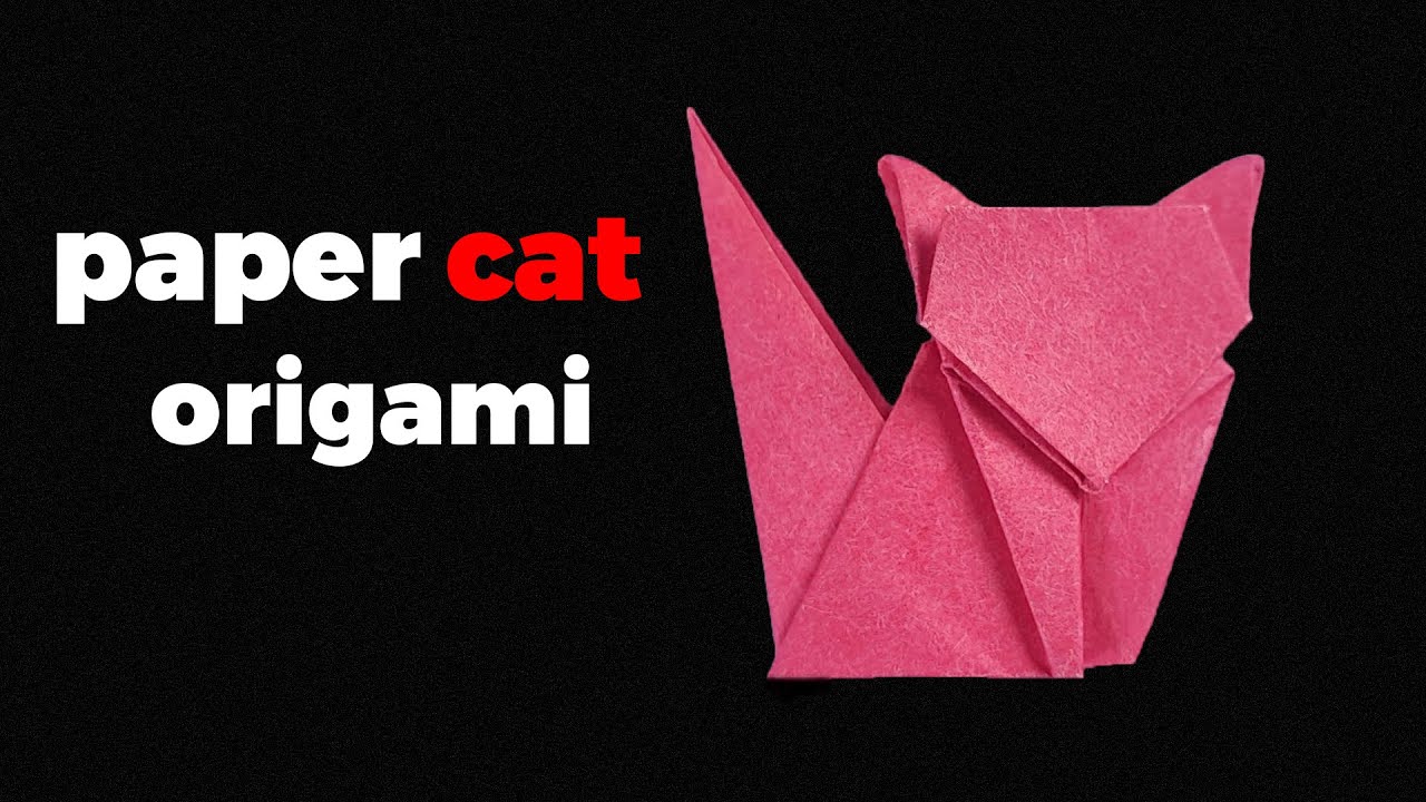 easy origami cat