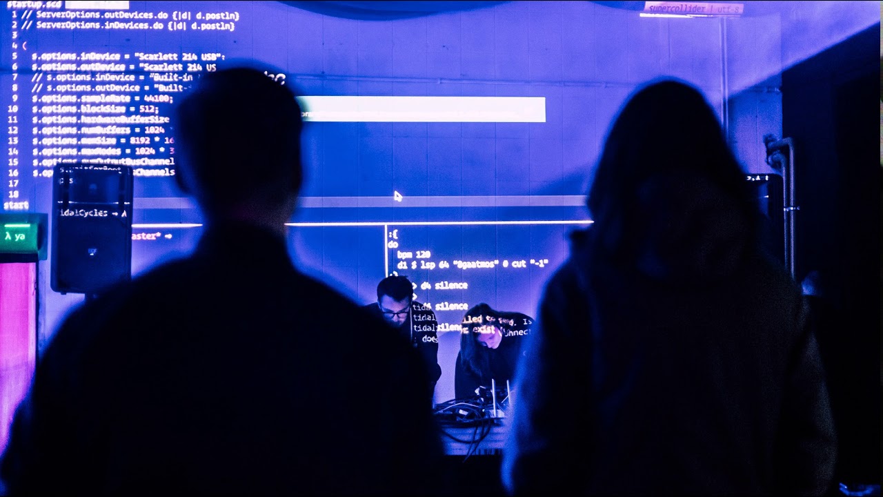 Aleksandr Yakunichev, Violetta Postnova &ndash; Info:party ✕ Algorave at AFestival19, Katowice 2019-10-26