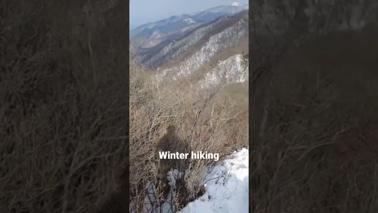 #mountains #hikingkorea #100대명산 #blackyak #nature #winterspecial #travelkorea #baraebong #jirisan