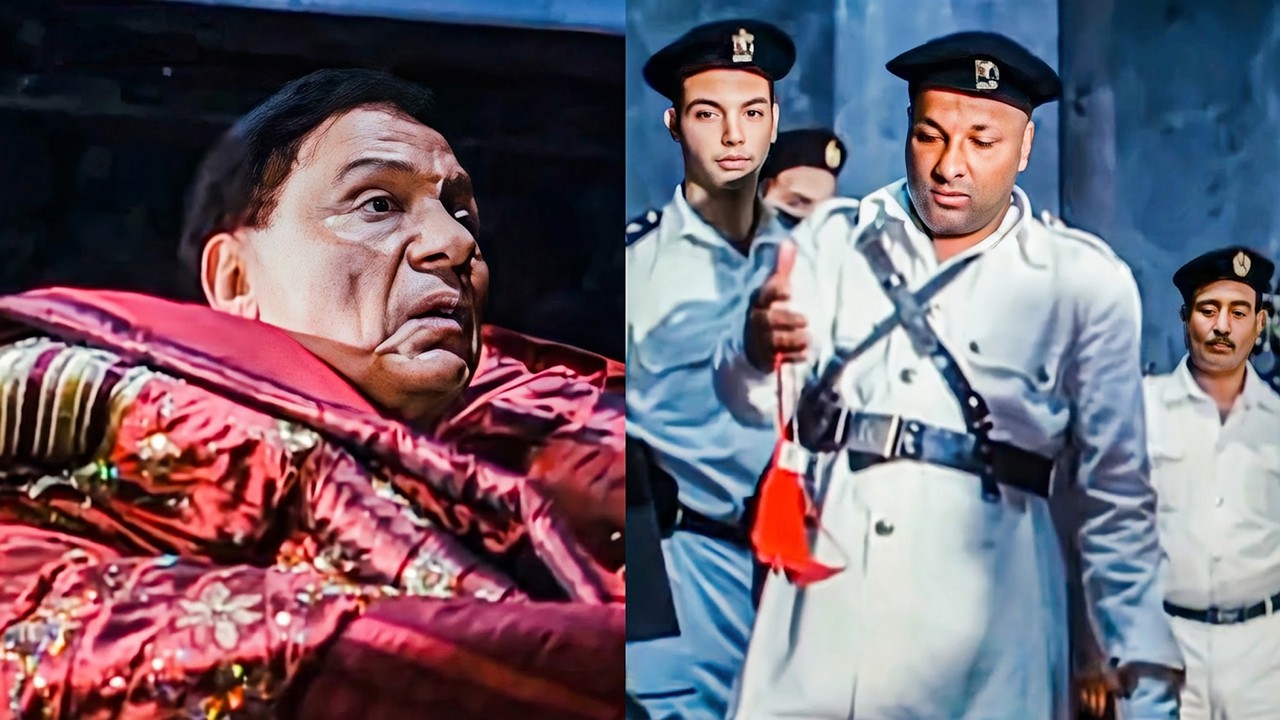 عادل إمام عريان تحت الغطا والظابط ماسك البوكسر 😂🤣 | فيلم بوبوس