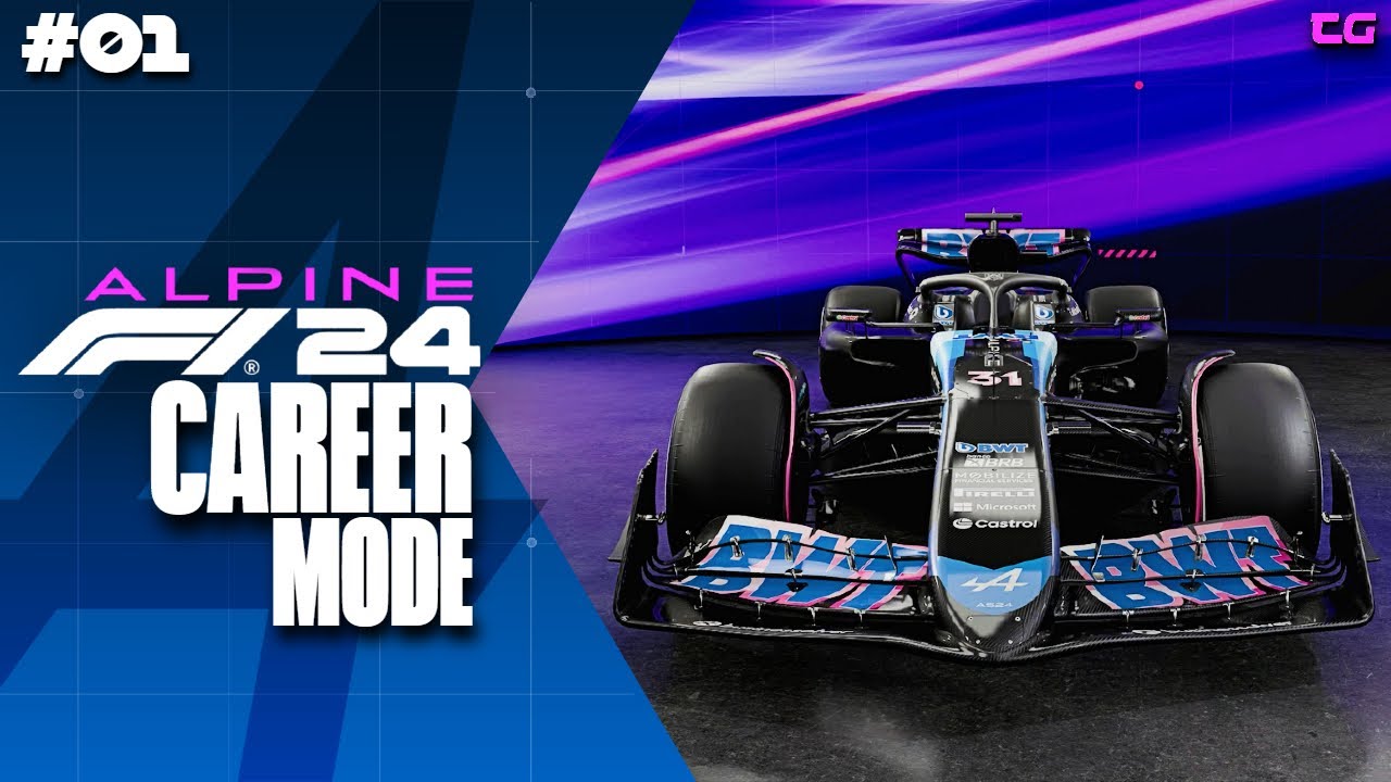 ALPINE Return To Glory BEGINS! - F1 24 Alpine Driver Career Mode Part 1