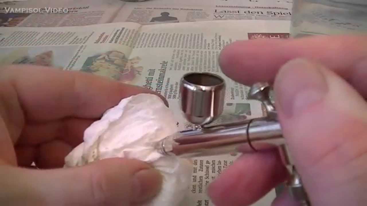 Das Reinigen einer Gabbert Triplex - Tipps und Tricks für die Arbeit mit dem Airbrush