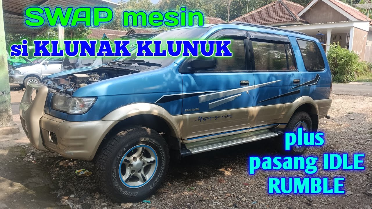 Swap mesin PANTHER 2.5 karena JEBOL blok mesin