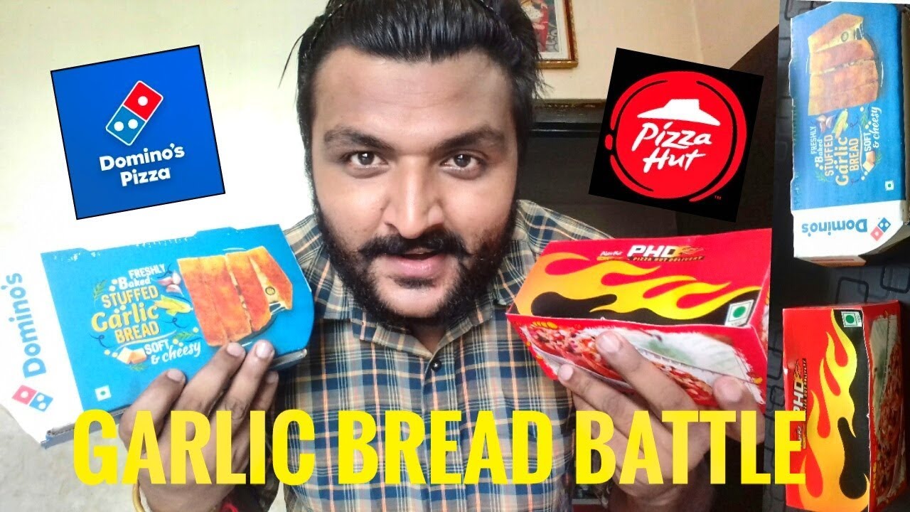 Garlic Bread Battle 🔥 Domino's VS Pizza Hut 🍕 🔥 || Best kaun ??|| full test 🍕🔥||
