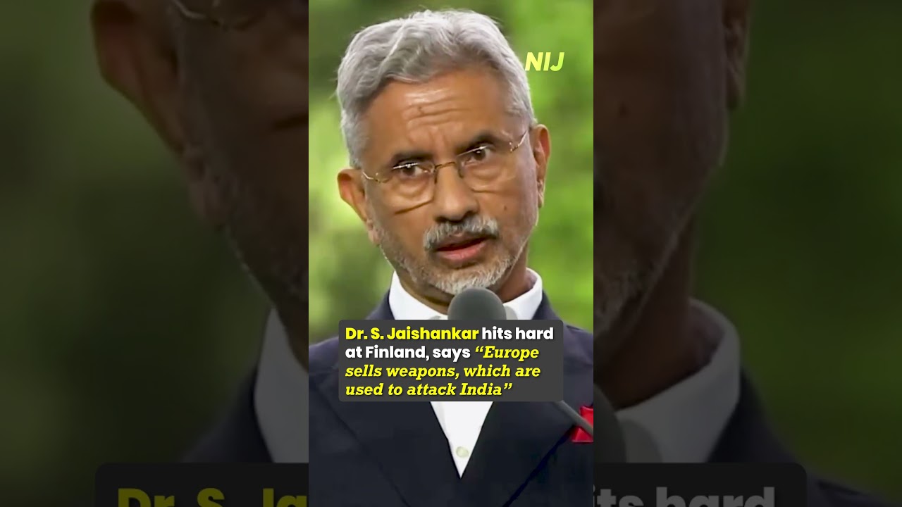 EAM Dr.S. Jaishankar hits back at Finland: