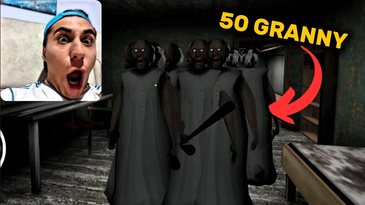 50 GRANNY VS 1 ADAM ! - GRANNY HİLE MODU