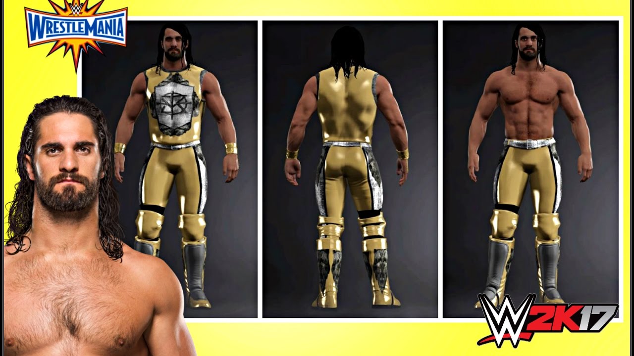 WWE 2K17: Seth Rollins - WWE WrestleMania 33 Attire ᴴᴰ