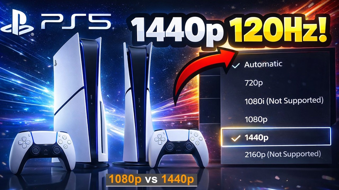 PS5 SLIM VALEU A PENA FAZER O UPGRADE PARA 1440P NO PS5? Análise Honesta