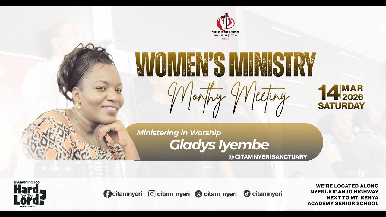 WOMEN MINISTRY || WORSHIP EXPERIENCE || 14TH MARCH 2026
