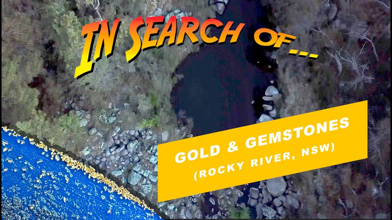 Fossicking for gold in the Rocky River (Uralla, NSW)