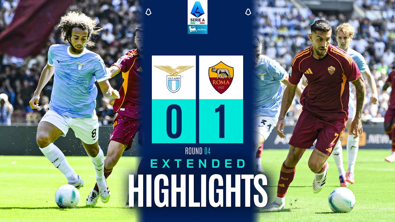 LAZIO-ROMA 0-1 | EXTENDED HIGHLIGHTS | SERIE A 2025/26