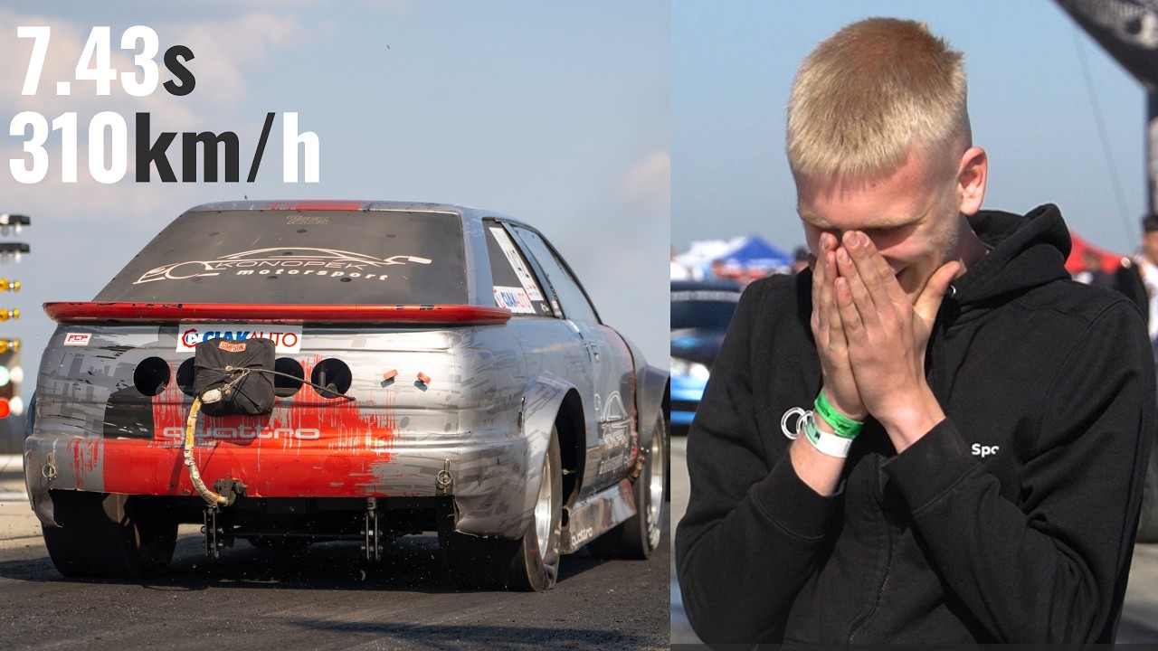AUDI S2 TURBO - Рекорд 1300 л.с.