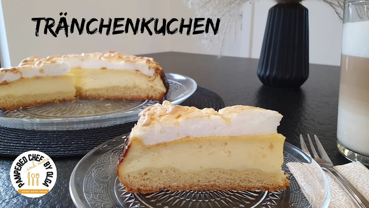 Super leckerer Tränchenkuchen (Käsekuchen mit Baiser) aus der Springform von Pampered Chef 2022