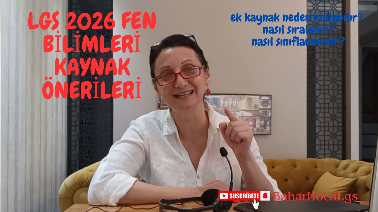 LGS 2026 FEN BİLİMLERİ KAYNAK ÖNERİSİ