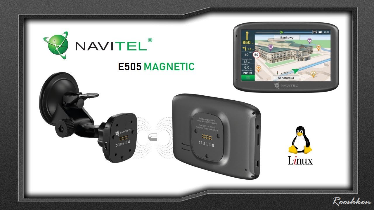 Navitel E505 Magnetic - Magnetyczna nawigacja na Linuxie
